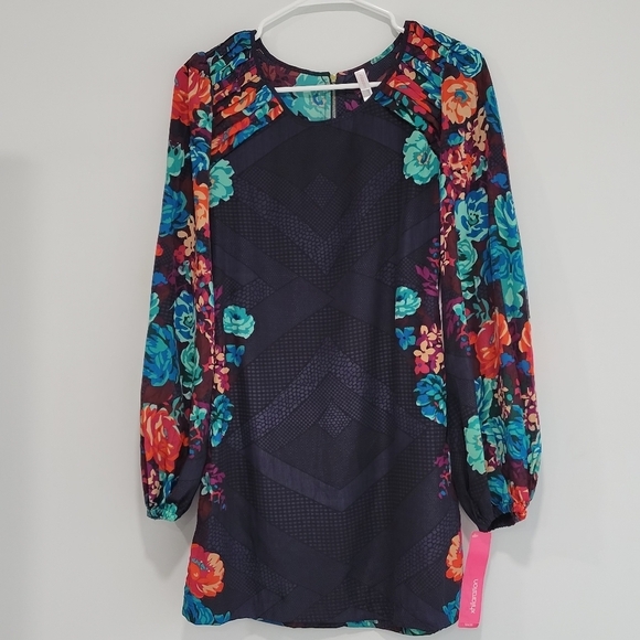 Xhilaration Dresses & Skirts - Xhilaration floral balloon sleeve dress Size XS